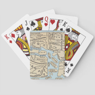 2ND ÅRHUNDRADE för VÄRLDSKARTA Casinokort