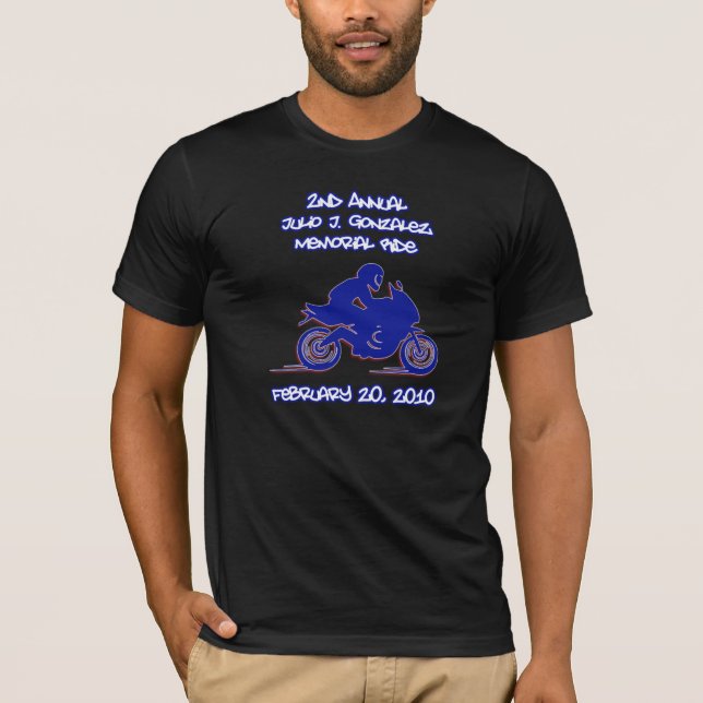 2nd Årlig Julio J. Gonzalez Minnesmärke T-shirt (Framsida)