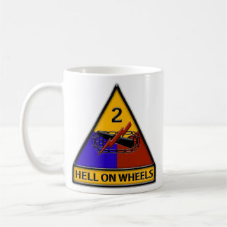 2nd Armored uppdelning Kaffemugg