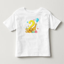 2nd Birthday Jungle Animals" T Shirt