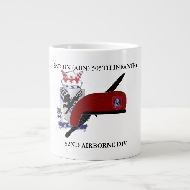 2ND BN (ABN) 505TH INFANTRY JUMBO MUGG (Framsidan)