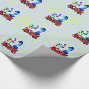 2nd Den röda födelsedagen avfyrar lastbilen Presentpapper