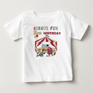 2nd födelsedag för cirkus t shirt
