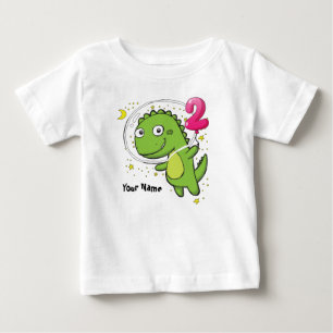 2nd födelsedag för Dinosaurastronaut T Shirt