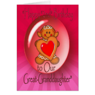 2ND FÖDELSEDAG för LYCKLIG av SHARON SHARPE Hälsningskort