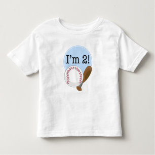2nd Födelsedagbaseballungar Tee Shirt