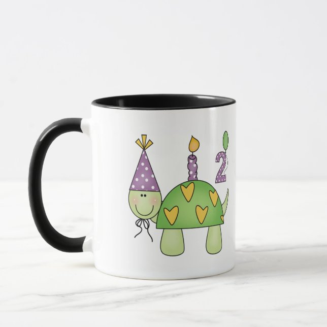 2nd Födelsedagsköldpadda Mugg (Vänster)