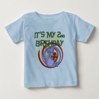 2nd födelsedagTshirts och gåvor för Dinosaur Tröja