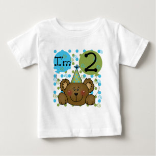 2nd födelsedagTshirts och gåvor för nalle Tröja