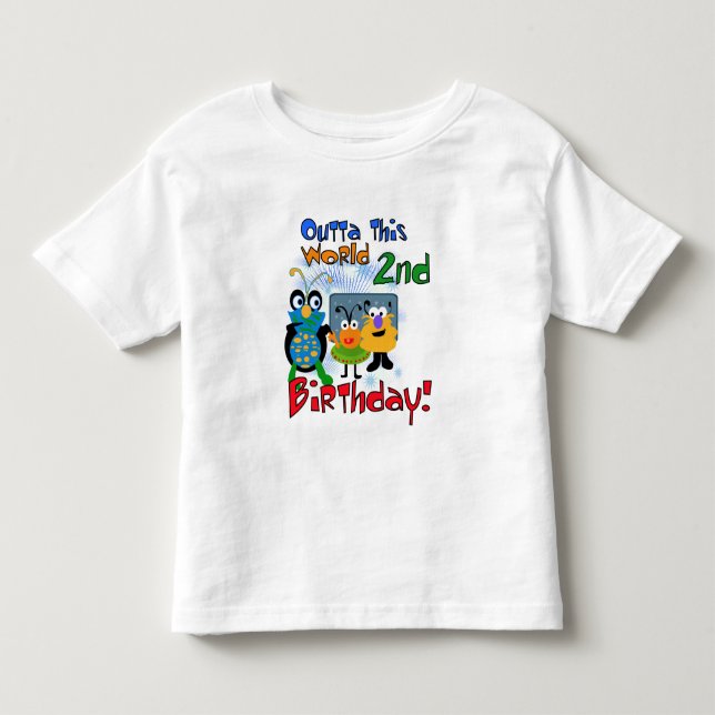 2nd födelsedagTshirts och gåvor för rymden T Shirt (Framsida)