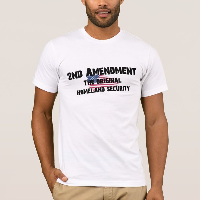 2nd För hemlandsäkerhet T för rättelse original- Tee (Framsida)