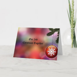 2nd För jul julkort tillsammans Helgkort