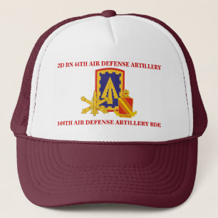 2ND För LUFTFÖRSVAR för BATALJON 44TH HATT för Truckerkeps