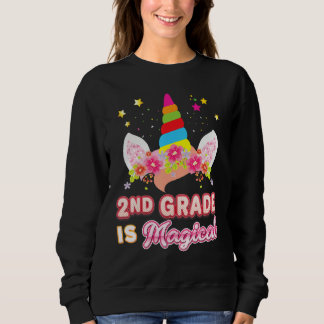 2nd Grade Is Magical Unicorn Back To School Second T Shirt