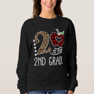 2nd Grade Leopard Second Grader Back To School Tea T Shirt
