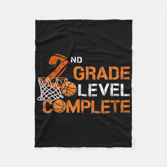 2nd Grade Level Complete Sketll Last Day Of School Fleecefilt (Framsidan)