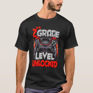 2nd Grade Level Unlocked Game On 2nd Grade Back To T Shirt