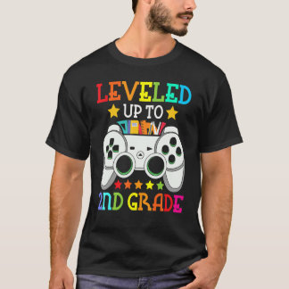 2nd Grade Level Unlocked Video Game Back To School T Shirt