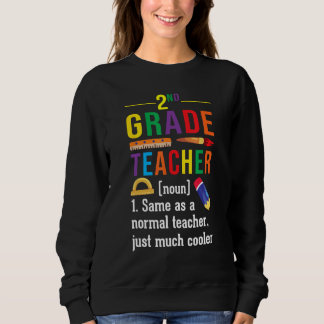 2nd Grade Teacher Definition Meaning Back to Schoo T Shirt