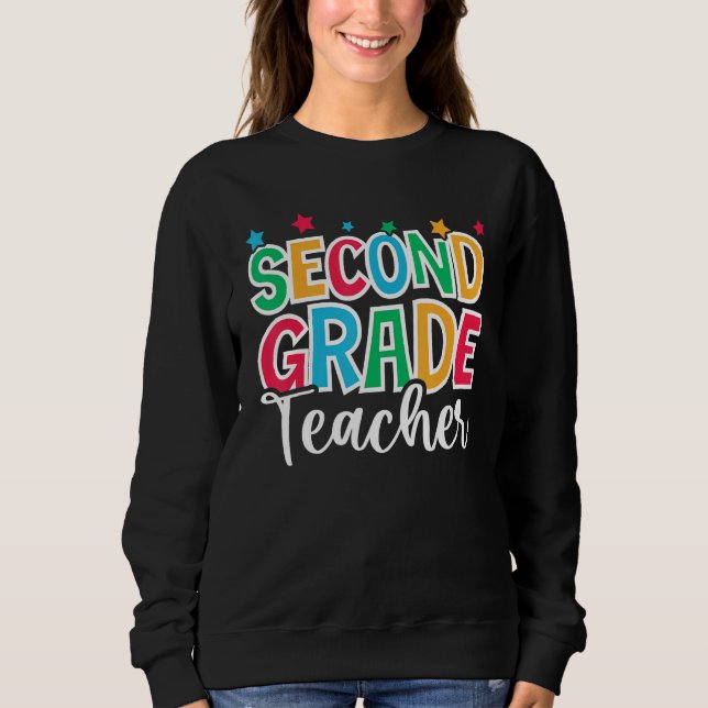 2nd Grade Teacher First Day of School Welcome Back T Shirt (Framsida)