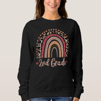 2nd Grade Teacher Funny Rainbow Lover Back To Scho T Shirt