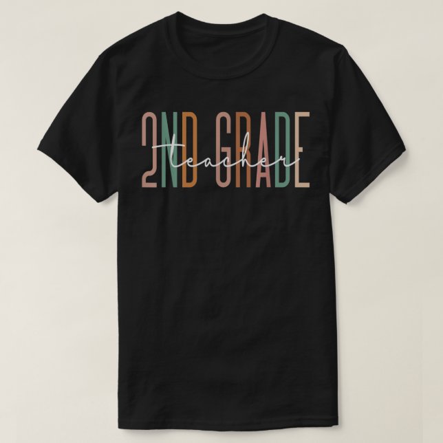 2nd Grade Teacher Second Grade Teacher Team 2nd Gr T Shirt (Design framsida)