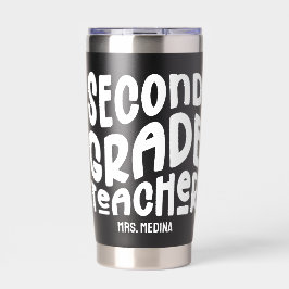 2nd Grade Teacher Simple Typography