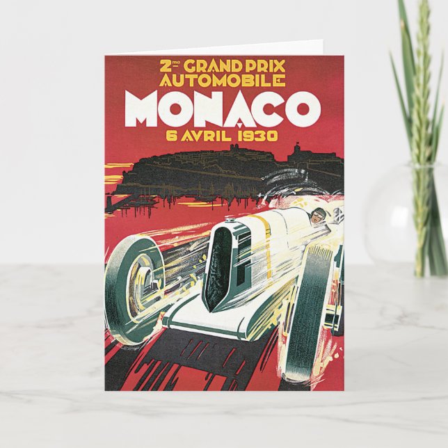 2nd Grand prix de Monaco Kort (Framsida)