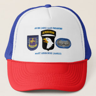 2ND HATT för 502ND INFANTERI för BATALJON 101ST Truckerkeps