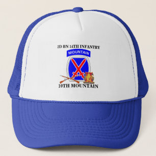2ND HATT för BERG för 14TH INFANTERI för BATALJ Keps