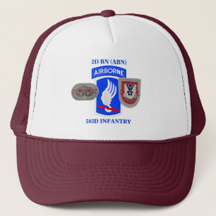 2ND HATT för INFANTERI 503D för BATALJON (ABN) Keps