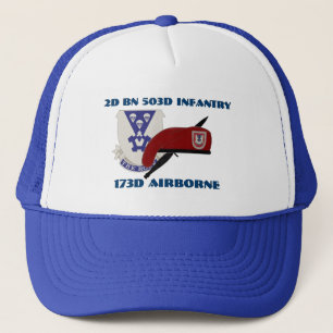 2ND HATT för INFANTERI för BATALJON 503D 173RD Keps