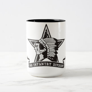 2nd Infanteriuppdelning Två-Tonad Mugg