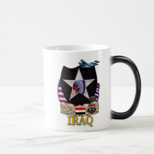 2nd iraq för infanteriuppdelningsveteran vets magisk mugg