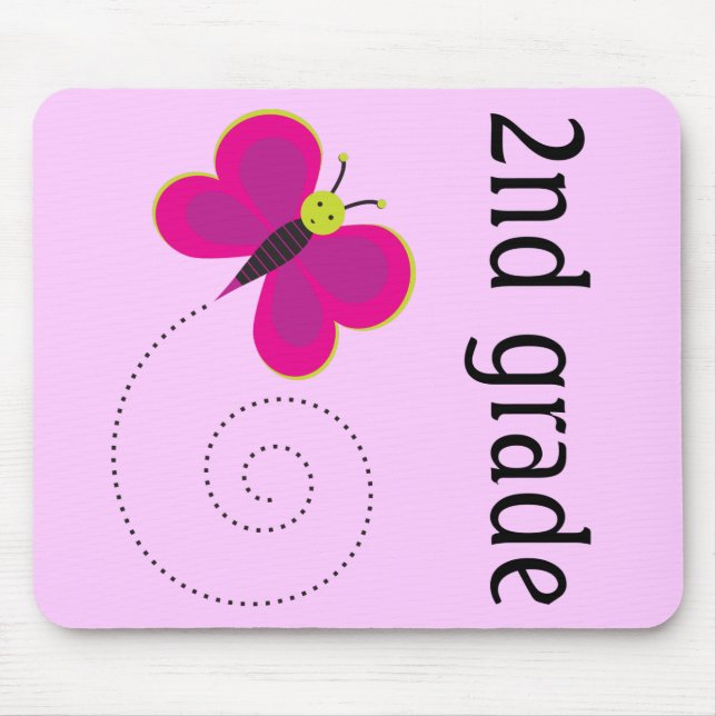 2nd klasslärare Mousepad för färgrika rosor Musmatta (Framsidan)