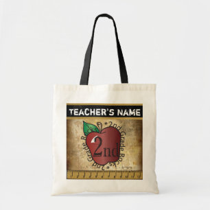 2nd Klassstenvintage utformade den 🍎lärare Tygkasse