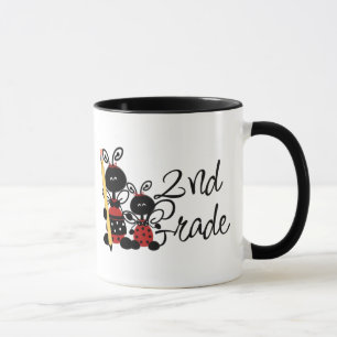 2nd klassTshirts och gåvor för nyckelpiga Mugg