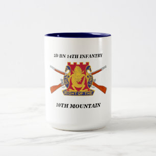 2ND MUGG för BERG för 14TH INFANTERI för BATALJ