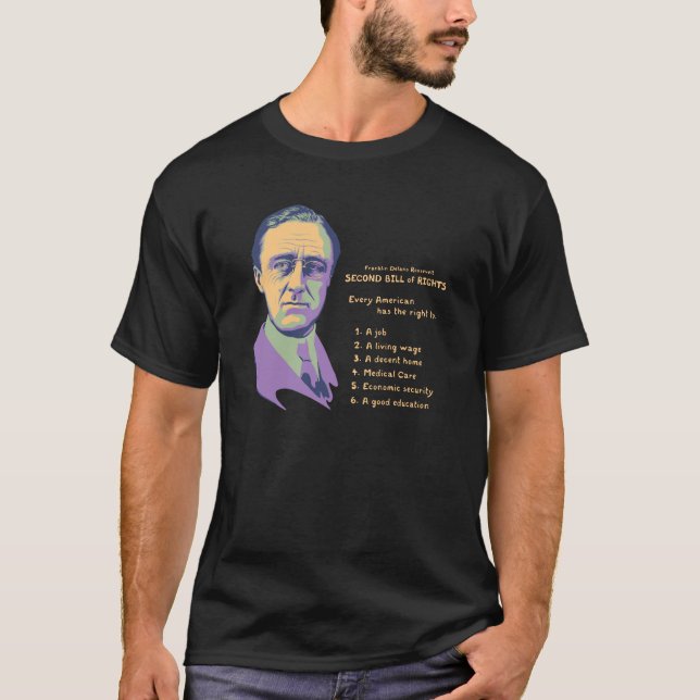 2nd Räkning av rättigheter T-shirt (Framsida)