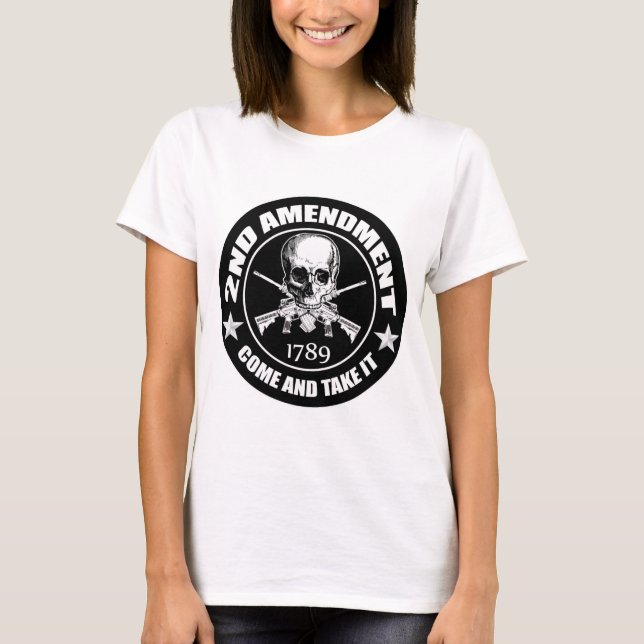 2nd Rättelsekomen och tar det skallen och AR T-shirt (Framsida)