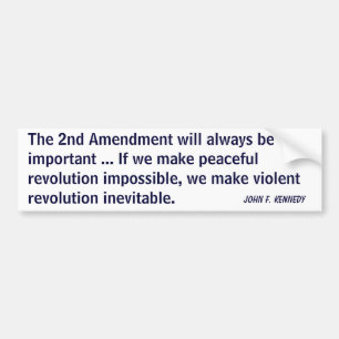 2nd Rättelserevolution (Kennedy) Bildekal