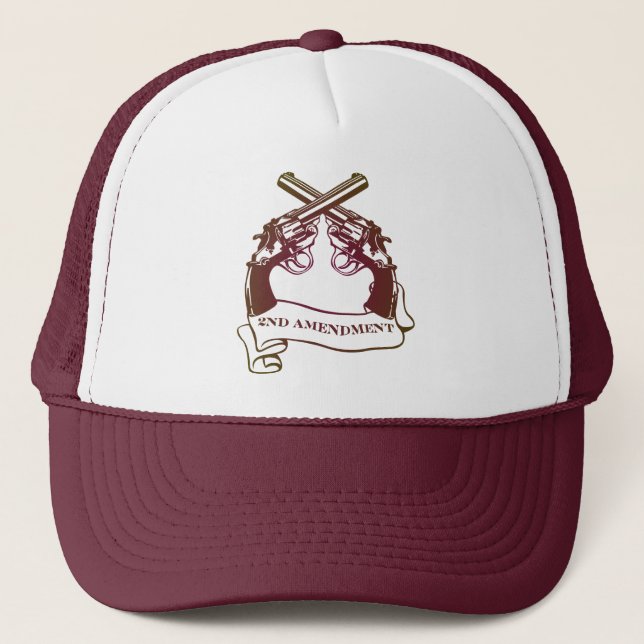 2ND RÄTTELSEVAPENRÄTTIGHETER TRUCKERKEPS (Framsida)