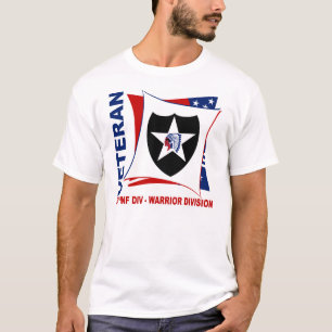 2nd Röd legitimationVet -, vit och blått T-shirt