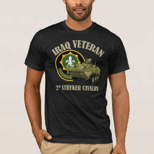 2nd SCR Stryker för Irak Vet Tee