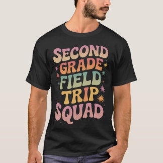 2nd Second Grade Fieldrip Squadeacher Students Mat T Shirt