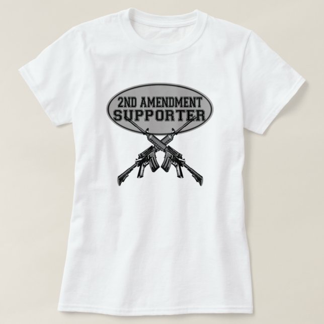 2nd skjorta för rättelsesupporter t tee (Design framsida)