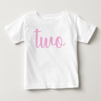 2nd Småbarnrosor för födelsedag två Tee Shirt