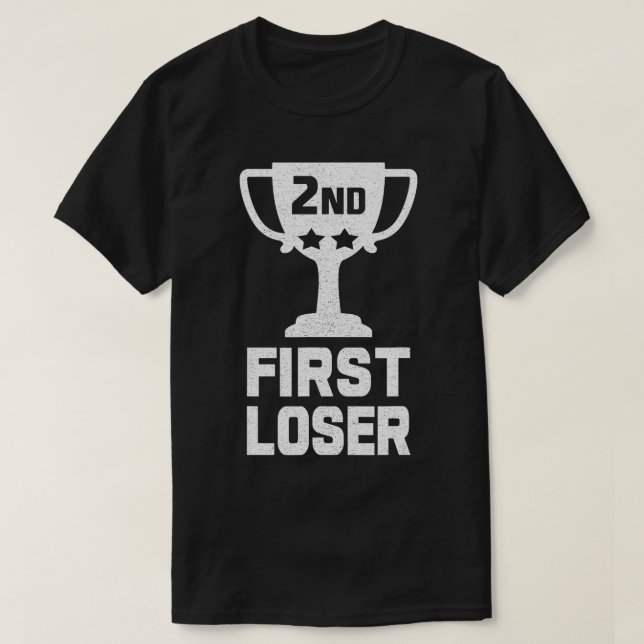 2ND STÄLLE FÖRSTA FÖRLOSSNINGEN LÄR NY Ställe-trof T Shirt (Design framsida)