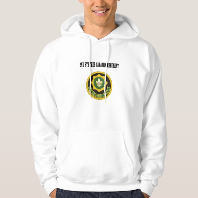 2nd Stryker kavalleri Regiment Hoodie (Framsida)