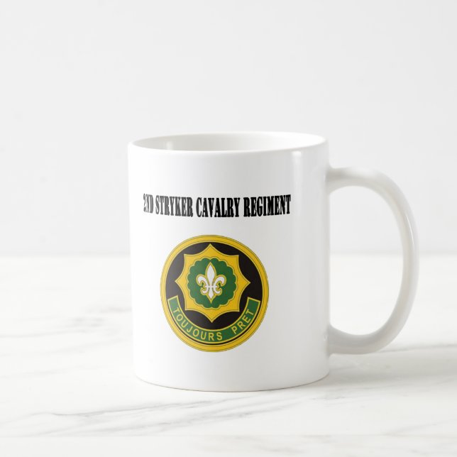2nd Stryker kavalleri Regiment Kaffemugg (Höger)